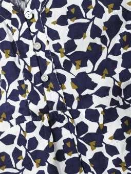 détail tunique anais 431033 white stufff lesneven