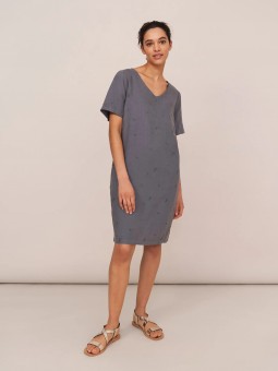 robe bonita linen 430122 white stufff lesneven