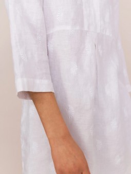 détail manche tunique bailey blanche 429266 white stufff lesneven