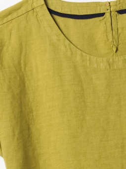 encolure robe linen tie white stuff 431040