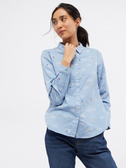 chemise brightside bleu ciel white stuff 429381