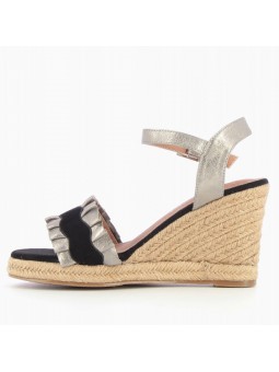 sandales talons compenses vanessa wu sd1780 vue de profil