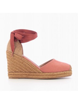 sandales talons compensés vanessa wu sd1781 tomette de profil