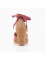 sandales talons compensés vanessa wu sd1781 tomette vu de dos
