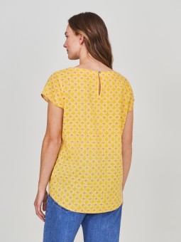 top kia jaune white stuff  433482 de dos