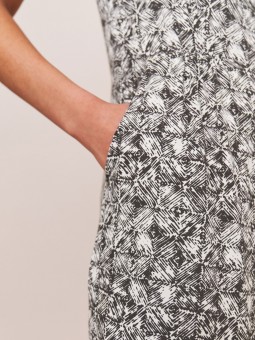 robe esther eco grise white stuff  433288 de profil