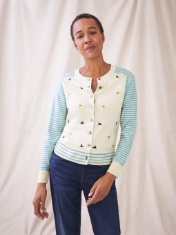 CARDIGAN HAWTHORN WHITE STUFF