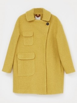 Manteau white stuff jaune 432526