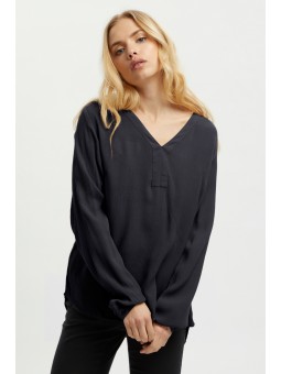 TUNIQUE AMBER LS MARINE KAFFE