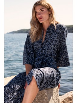 robe kaffe kabarbara navy