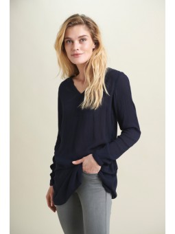 TUNIQUE AMBER V-NECK MARINE...