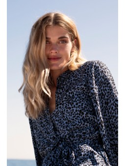 encolure robe kaffe kabarbara marine