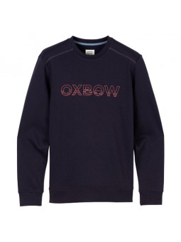 sweat oxbow skol marine incription oxbow rouge