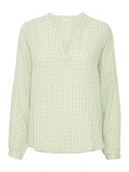 BLOUSE KAFALINA VERT KAFFE