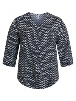 tunique ciso 210839 marine de face