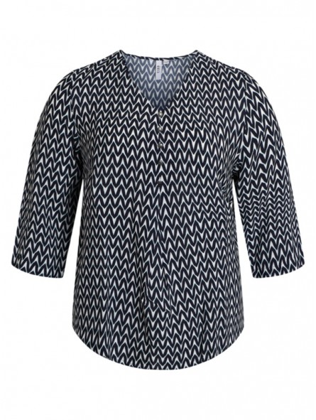 tunique ciso 210839 marine de face