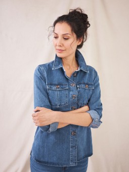 CHEMISE BLAIR DENIM WHITE...