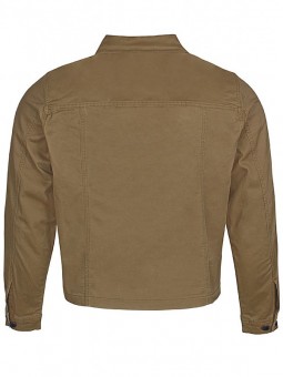 veste fine grandes tailles zhenzi kaki de dos