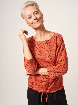 TUNIQUE MADDIE CORAIL WHITE...