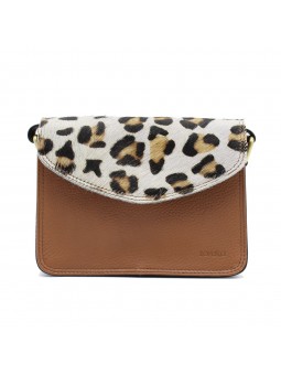 PETIT SAC RABAT CUIR MAUVE...