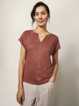 T SHIRT LINEN ROSE