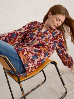 CHEMISE TERESA PRUNE WHITE...