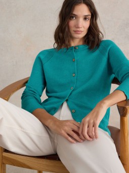 CARDIGAN LULU BLEU  WHITE...