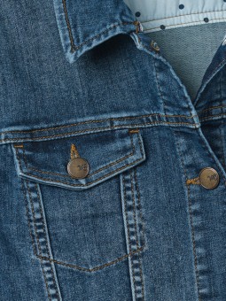 blouson en jean white stuff 428839 vue du col