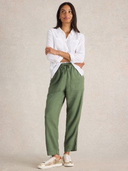 PANTALON ELLE LINEN KAKI...