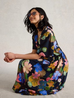 ROBE LUCY MIDI WHITE STUFF