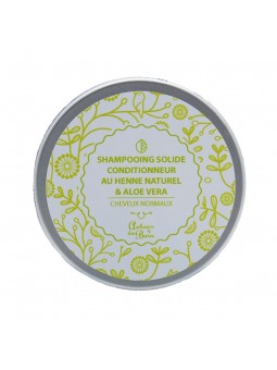 autour du bain - shampoing solide henné neutre et aloe vera