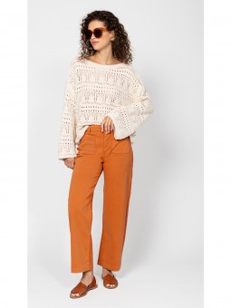 PANTALON GIULIA COLOR TERRA...