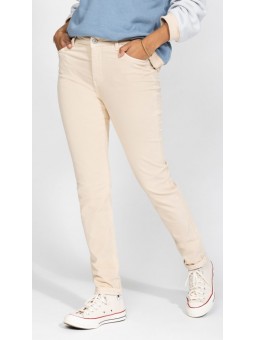 PANTALON CLEM.VELOURS BEIGE