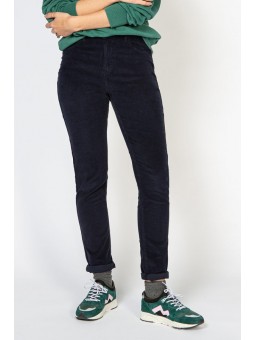 PANTALON CLEM VEL. NOIR