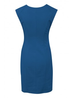 robe ajustee Kaffe bleue dos