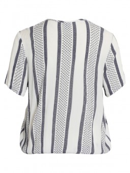 blouse à rayures ciso 211538 de dos