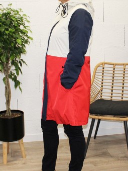 parka marine et rouge akinolaude finistere