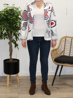 veste imprimée livia à 32 euros