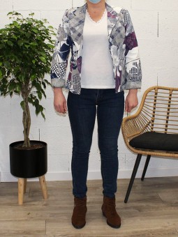 veste imprimée fantaisie celia à 32 euros