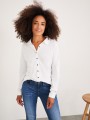 chemise manches longues jersey blanche white stuff 431510