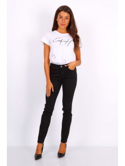 jean push up cindy h noir vue de face