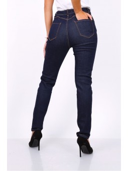 jean push up cindy h jean foncé vue de dos