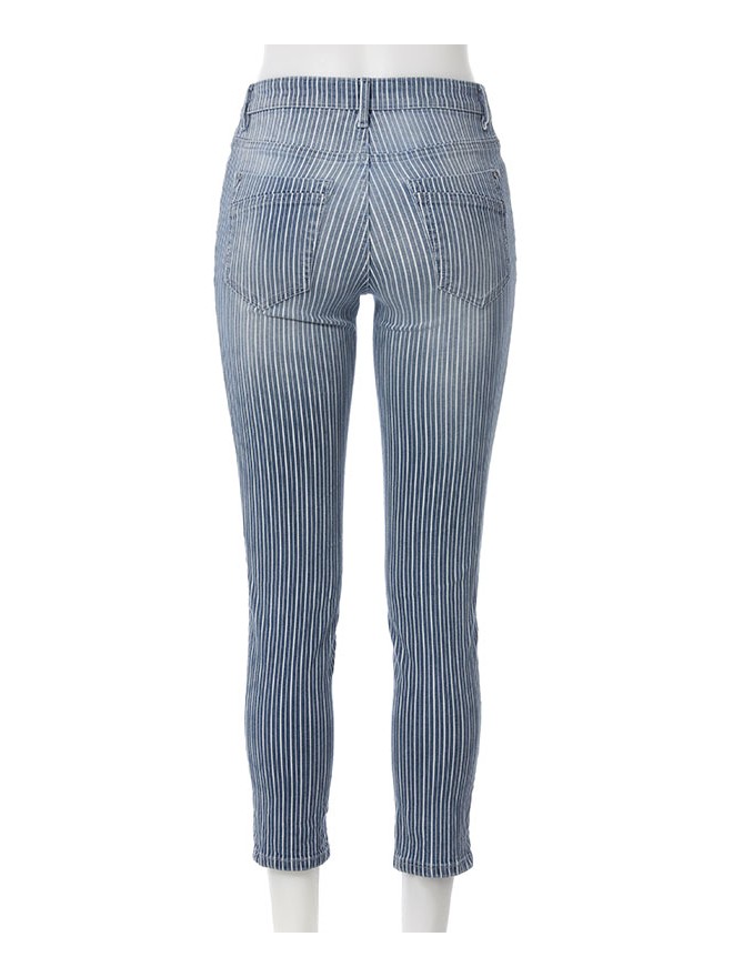 Petit Bateau - Pantalon Rayé Rouge Stop/Montelimar