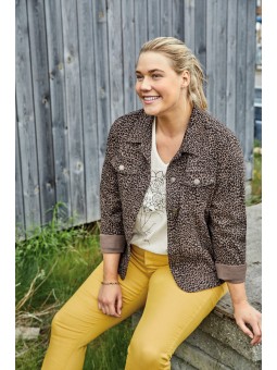 blouson imprimé animal ciso 211064