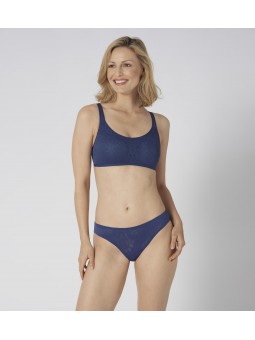 soutien gorge triumph fit smart 10202460 bleu navy