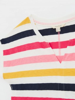 détail encolure top nelly notch white stuff 433363