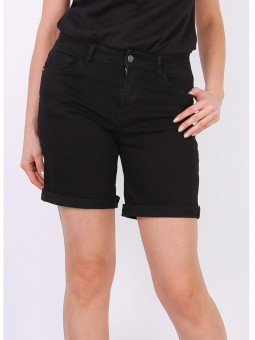 short en jean noir cindy h grande taille